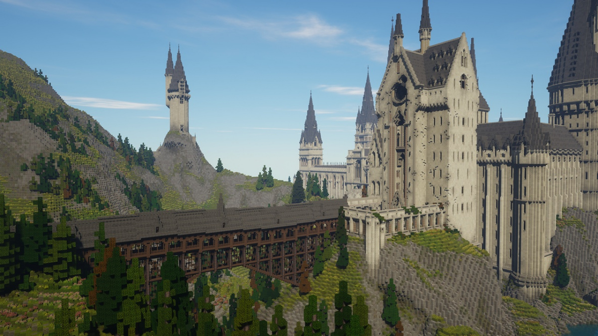 S čím nepomůže studio, to přenechte fanouškům. Vyšlo obrovské potterovské RPG v Minecraftu