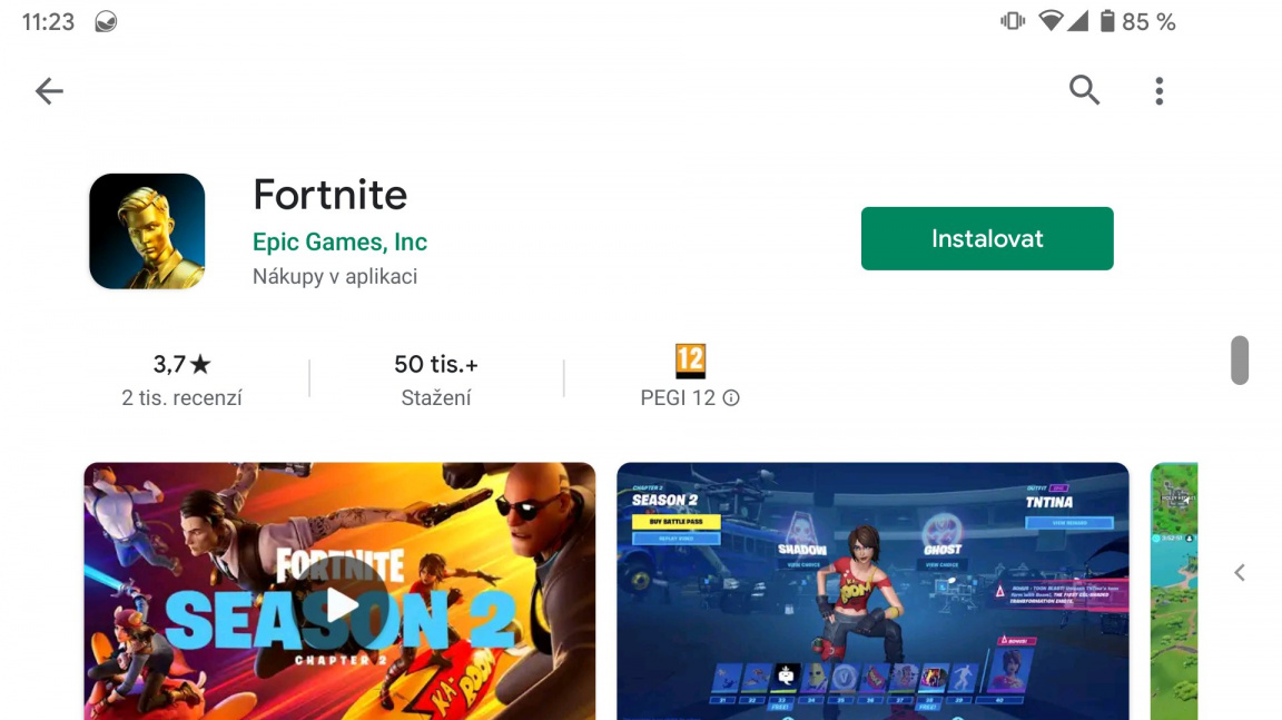 Epic konečně svolil k vydání Fortnite v Google Play. Ale stěžuje si