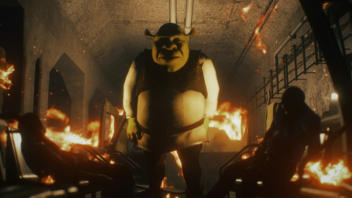 Nejděsivějším modem se stává Shrek coby Nemesis z Resident Evil 3