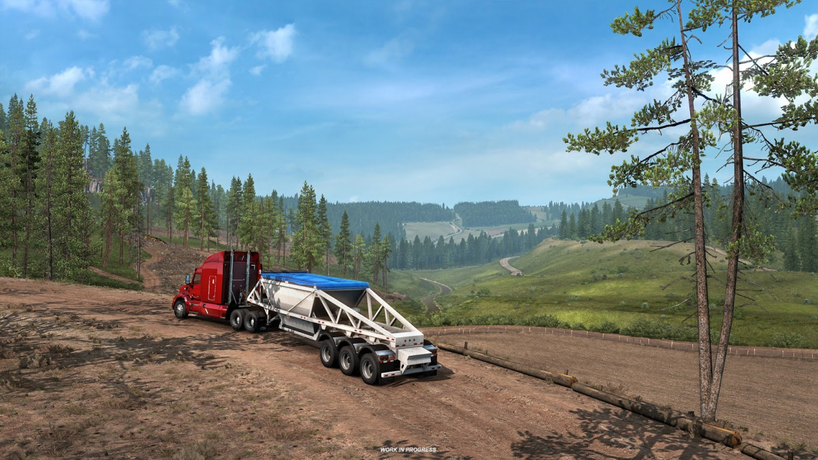 American Truck Simulator tento týden rozšíří Idaho s cutscénami