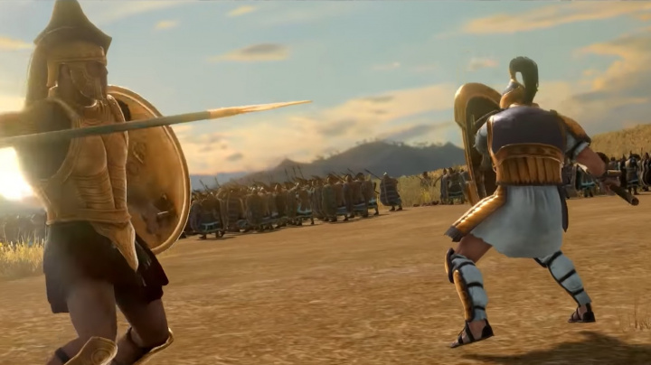Bitva Achilla s Hektorem z Total War: Troy napravuje první dojem