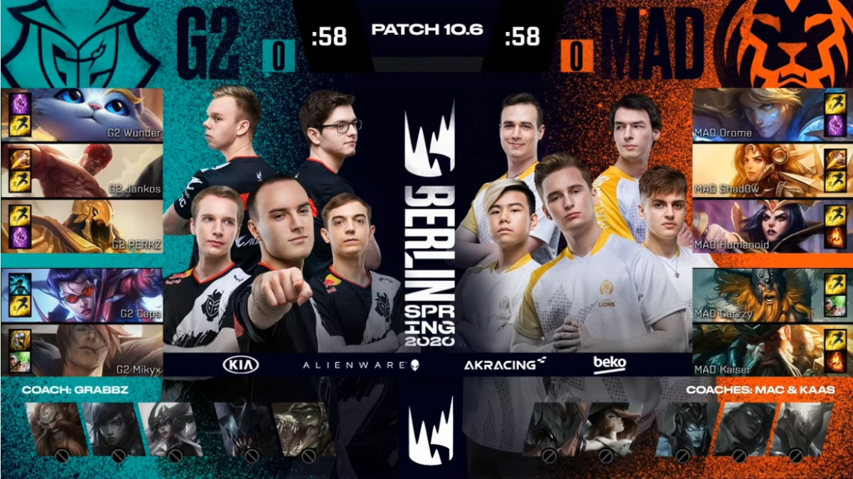 Rogue nebo MAD Lions, kdo vyhraje letní část LEC?