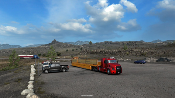 V rozšíření Idaho pro American Truck Simulator se projedete měsíční krajinou