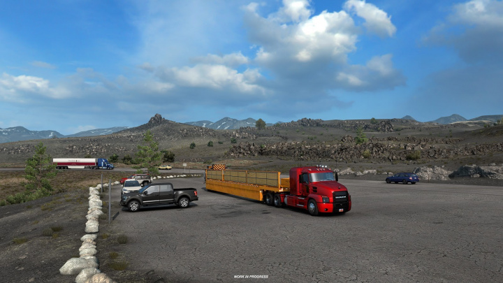 V rozšíření Idaho pro American Truck Simulator se projedete měsíční krajinou