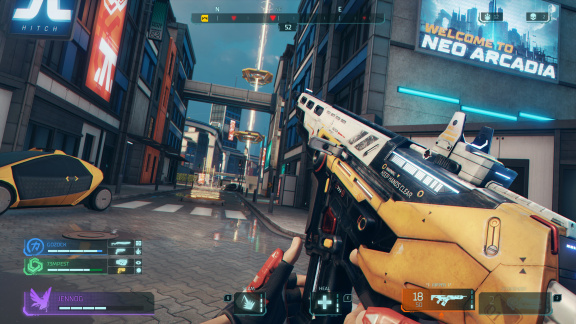 Ubisoft představuje vlastní vizi battle royale, městskou sci-fi Hyper Scape