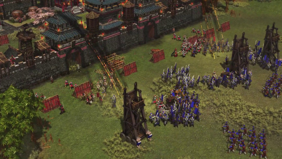 Hrady ve Stronghold: Warlords ochrání tygři a střelný prach