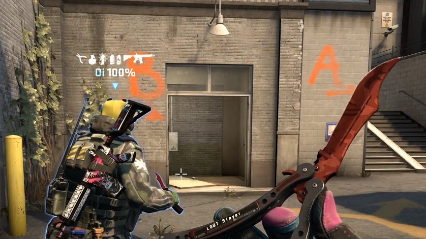 Fiasko v CS:GO, čínský hráč měl nůž s nápisem LGBT Slayer