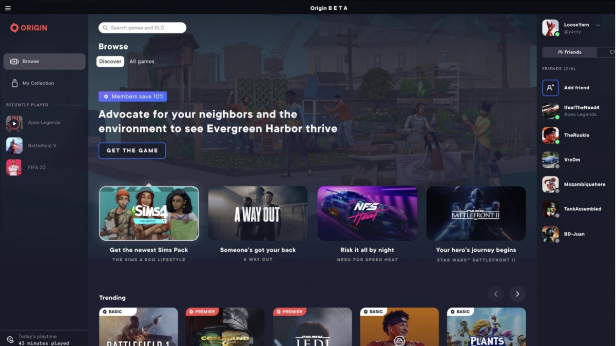 EA připravuje masivní proměnu svého klientu Origin