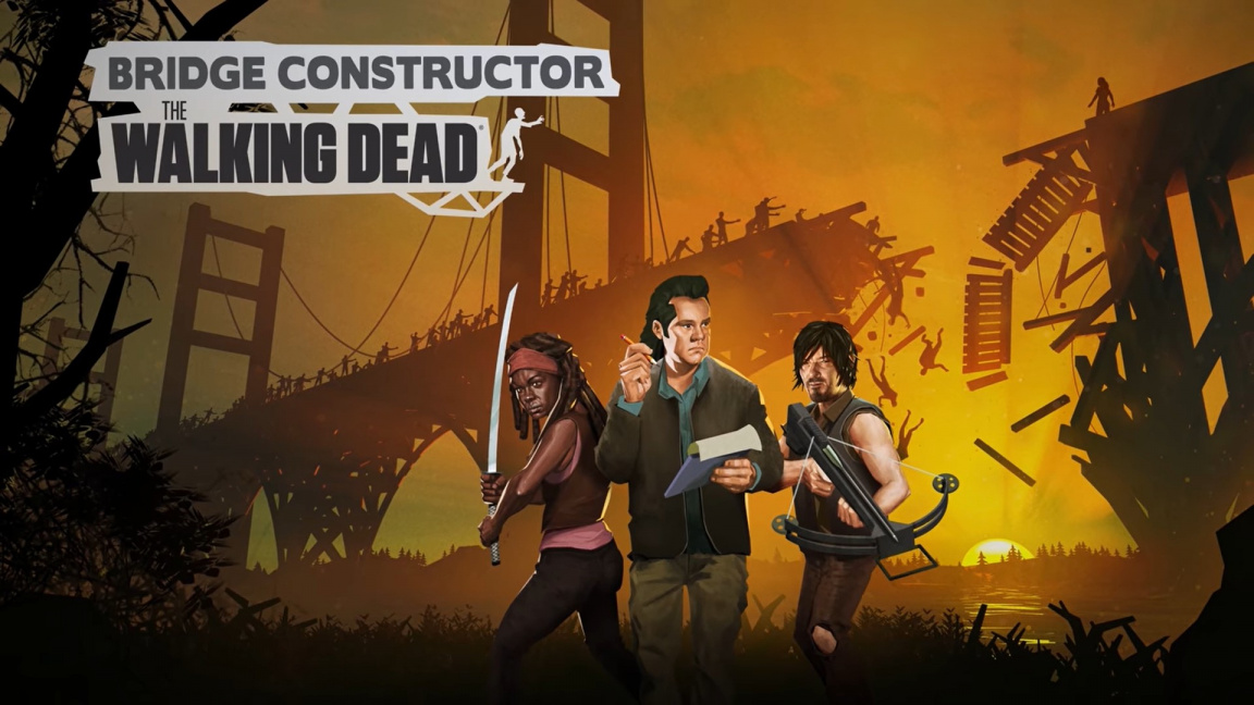 Bridge Constructor: The Walking Dead vyjde ještě v listopadu, sledujte záběry z hraní