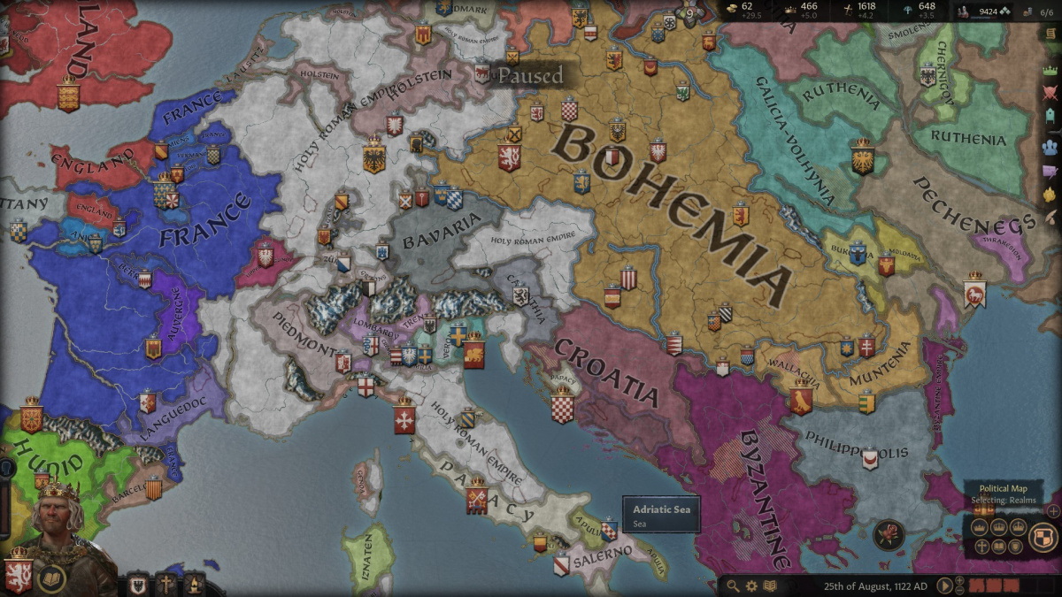 Uložené pozice z Crusader Kings III teď můžete importovat do Europy Universalis