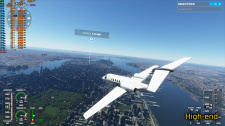 Srovnání grafických presetů Microsoft Fight Simulator 2020 (NY)