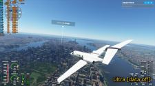 Srovnání grafických presetů Microsoft Fight Simulator 2020 (NY)