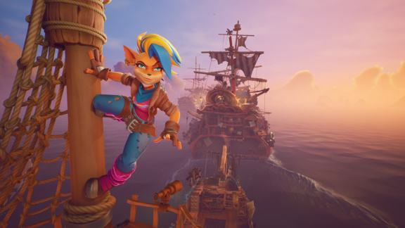 Představuje se akrobatická Tawna z Crash Bandicoot 4