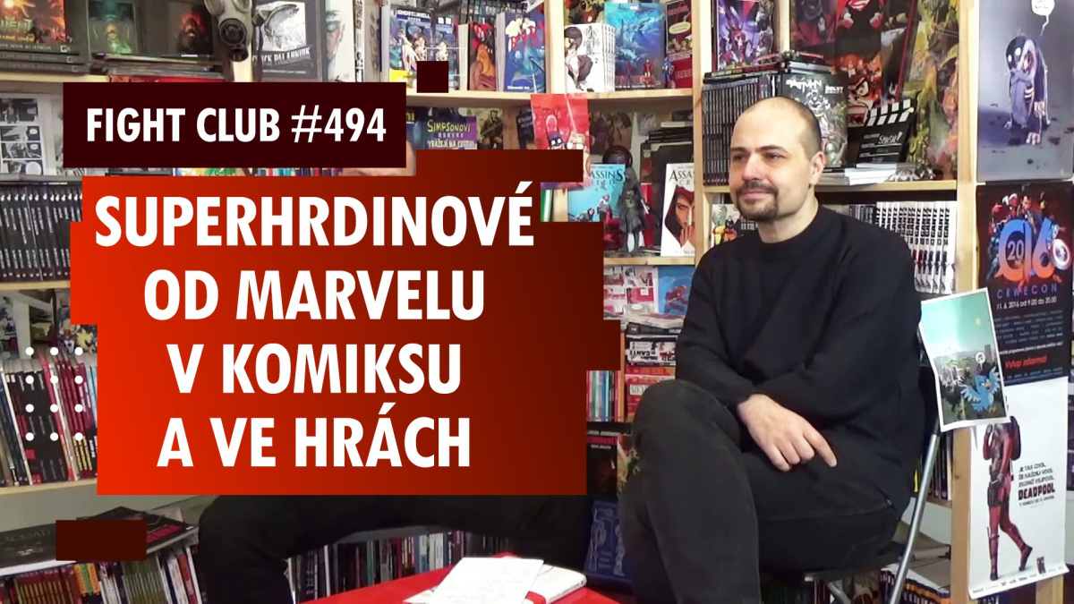 Sledujte Fight Club #494 s Jiřím Pavlovským o Marvelu ve hrách i mimo ně