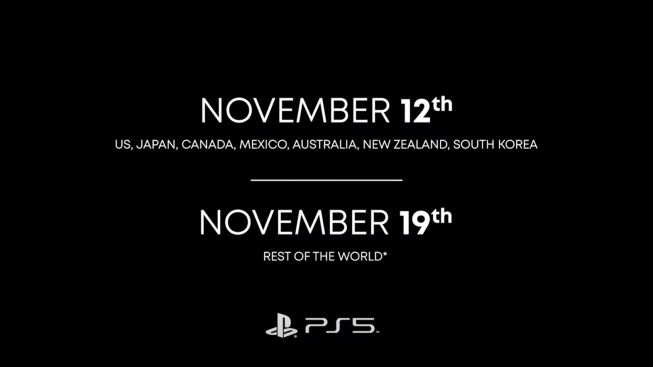 PlayStation 5 datum vydání