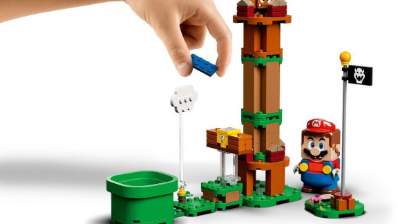 Super Mario Bros. jde očividně ovládat pomocí LEGO figurky Maria