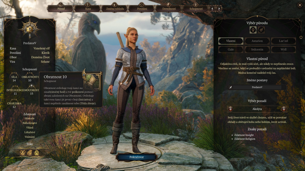 Posvěcená fanouškovská lokalizace Baldur’s Gate III do češtiny je z poloviny hotová