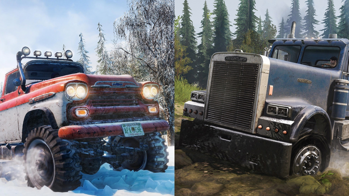 MudRunner je zdarma, SnowRunner téměř za půlku