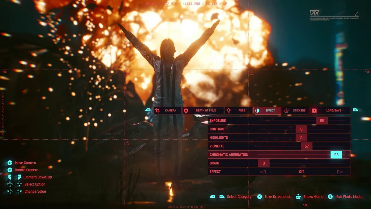 Krásu Night City a Keanu Reevese zachytíte v Cyberpunku 2077 s pomocí foto módu