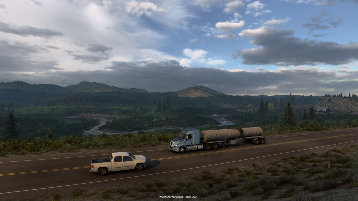 American Truck Simulator vyrazí do Wyomingu zkraje září