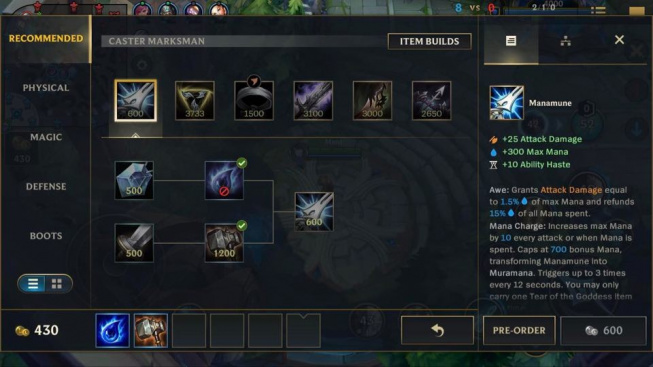 Wild Rift Obchod
