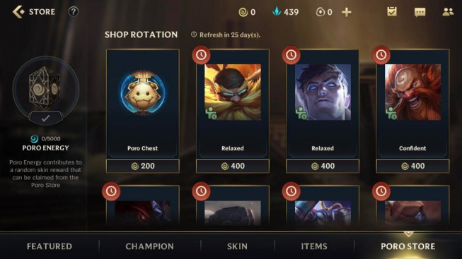 Wild Rift Shop