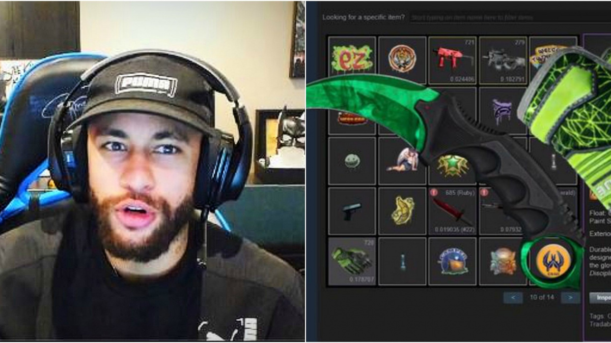 Neymarův CS:GO inventář v hodnotě 40.000$ odhalen!