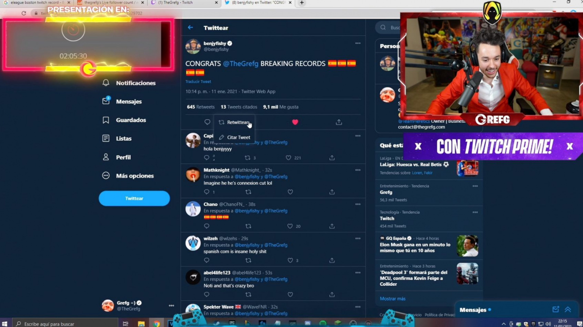 Na platformě Twitch padaly rekordy v miliónech