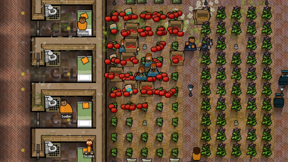 Rozšíření Going Green udělá z Prison Architecta simulátor farmaření