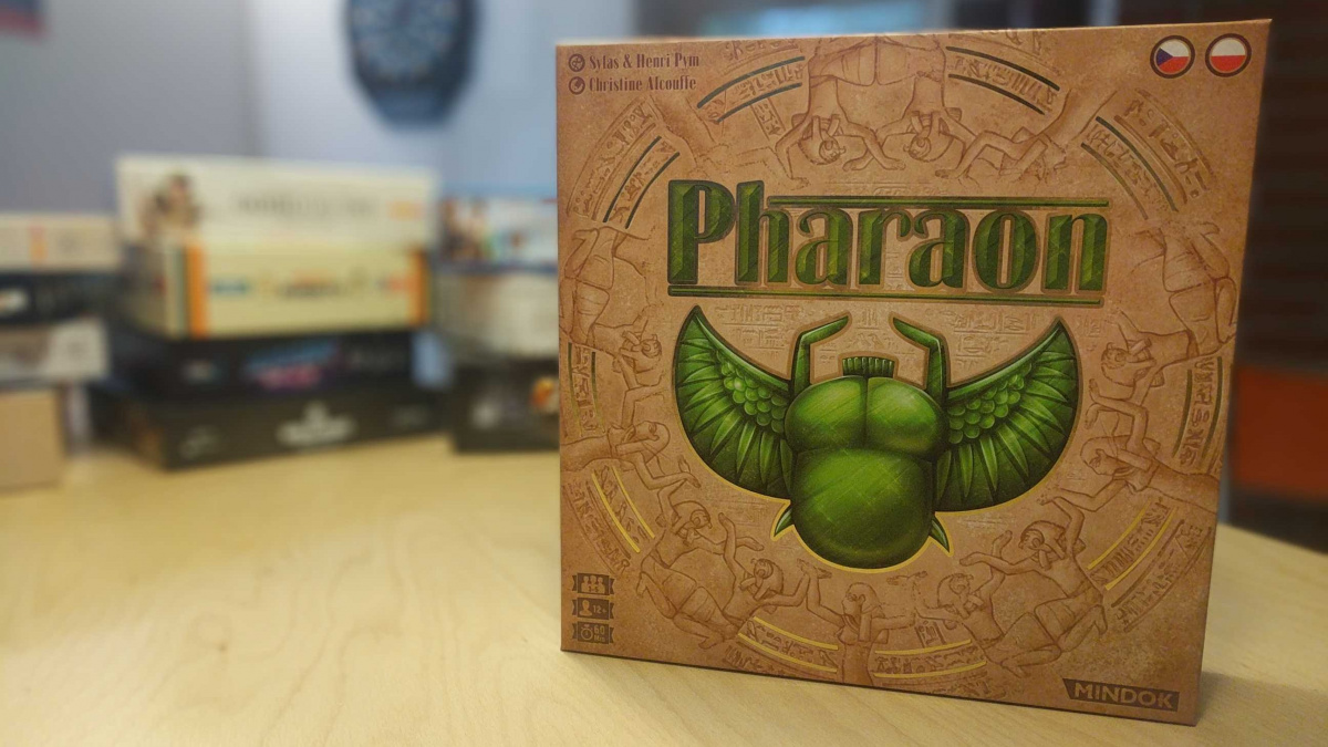 Deskovka Pharaon – recenze příjemné přípravy na posmrtný život