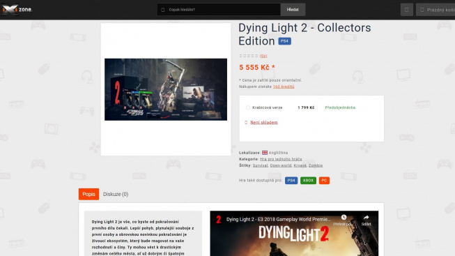 Dying Light 2 sběratelská edice