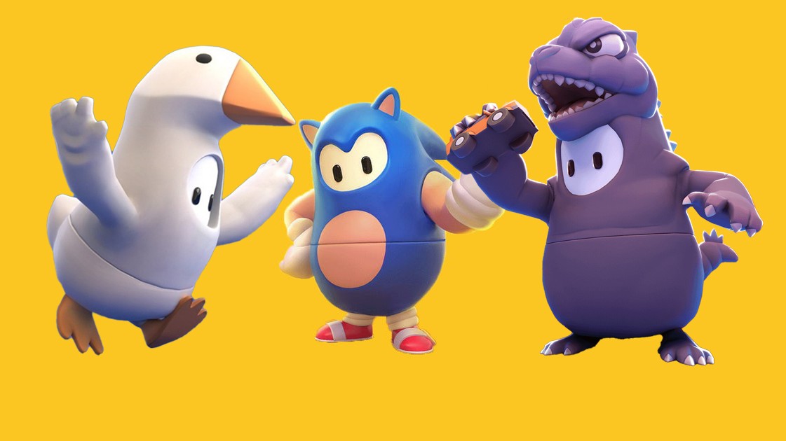 Do Fall Guys se podívá Sonic s Godzillou. Stávající levely se dočkají oživení