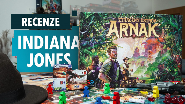 Ztracený ostrov Arnak - videorecenze hry s nádechem Indiana Jonese