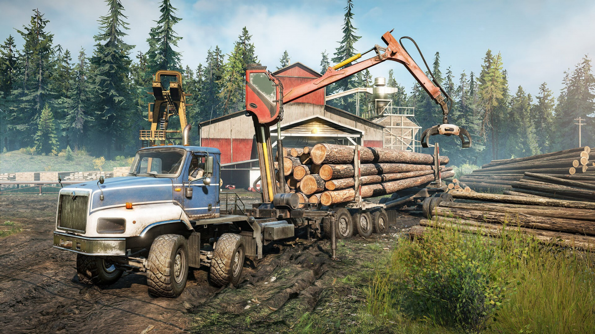 Ve SnowRunneru konečně můžete nakládat dřevo