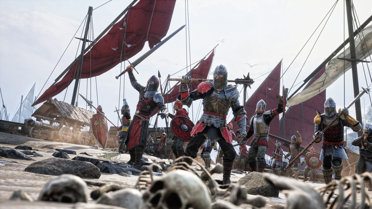 Středověká multiplayerová řežba Chivalry 2 letos v létě nabídne bitvy pro 64 hráčů