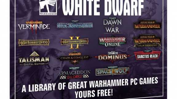 S nejnovějším číslem časopisu White Dwarf dostanete 12 her podle Warhammeru