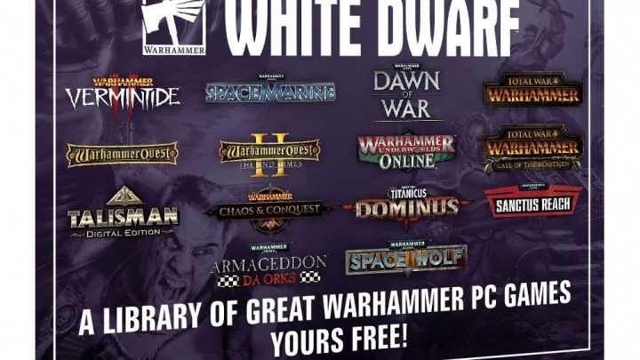 S nejnovějším číslem časopisu White Dwarf dostanete 12 her podle Warhammeru
