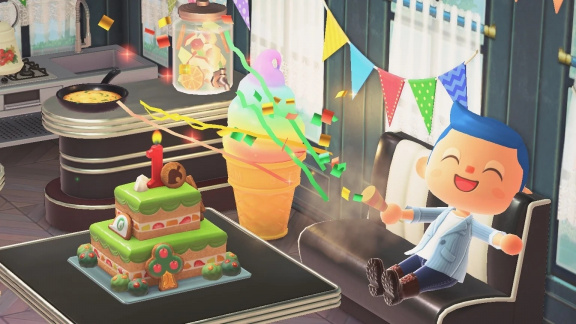 Animal Crossing: New Horizons slaví první výročí. Nadělí vám dort