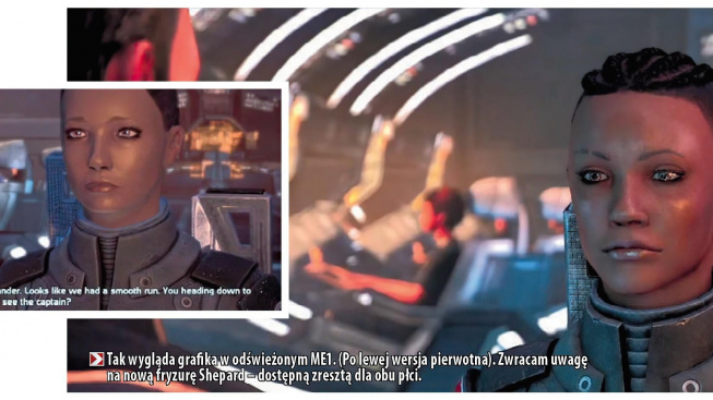 Mass Effect 1 remaster srovnání