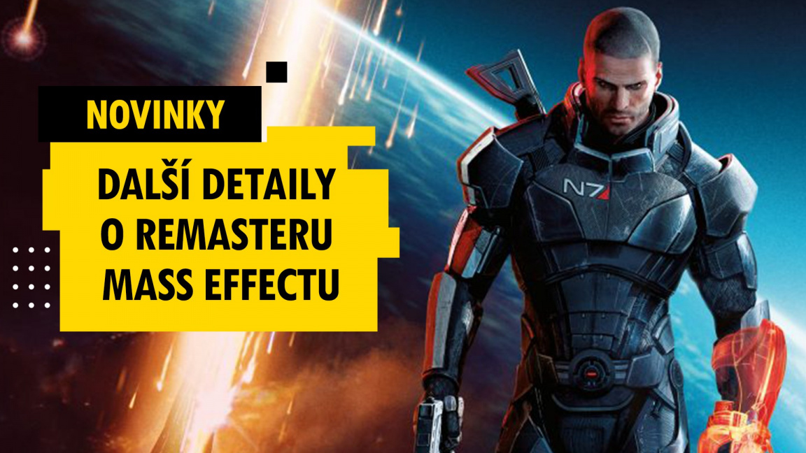 Další detaily ohledně remasteru Mass Effectu – novinky 14. týdne