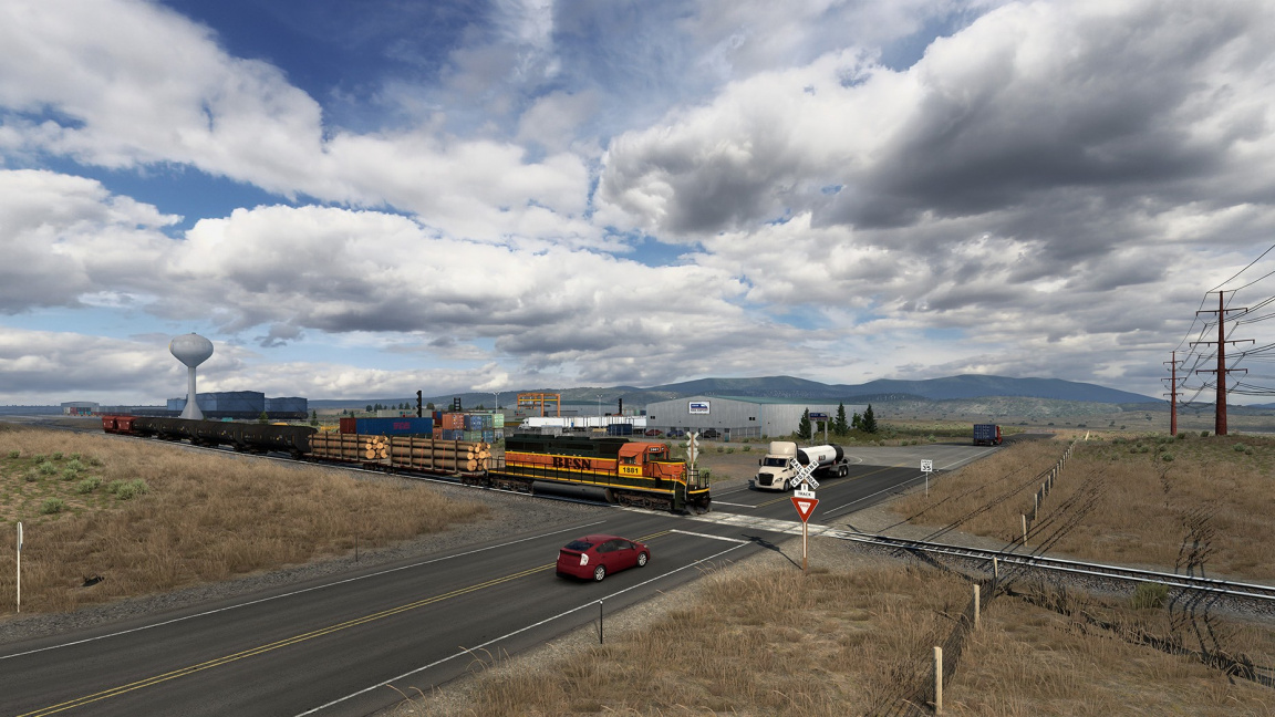 Ve Wyomingu pro American Truck Simulator začnete pomáhat železnicím