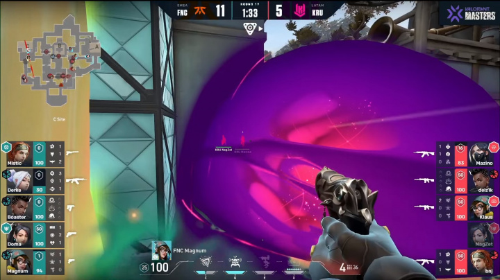 Tým Fnatic s Čechem Magnumem ovládli první zápas na mezinárodním turnaji ve hře Valorant