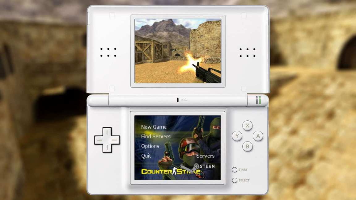Fanoušek Counter-Striku vytvořil speciální verzi této legendární střílečky pro Nintendo DS