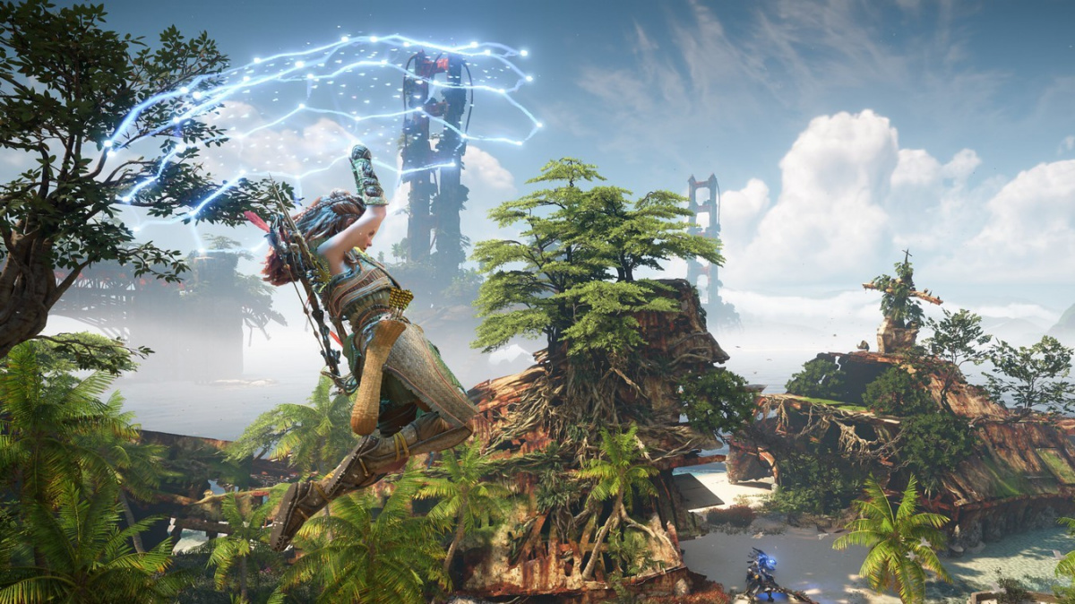 Horizon Forbidden West ukázal krásný vizuál i boj s obřím roboslonem