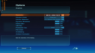 Nastavení remasteru Mass Effect