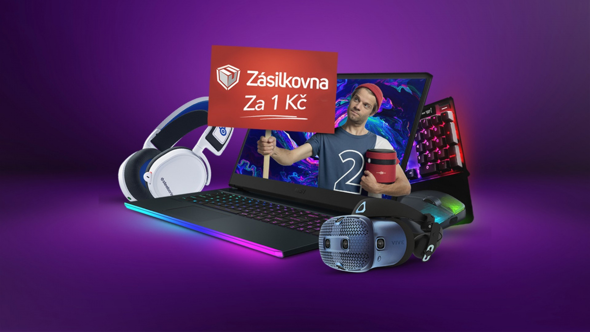 Pořiďte si gaming výbavu na CZC.cz. V červnu je doprava přes Zásilkovnu jen za 1 Kč