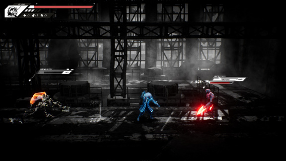 Slepý samuraj seká stroje v sci-fi japonské plošinovce Blind Fate: Edo no Yami