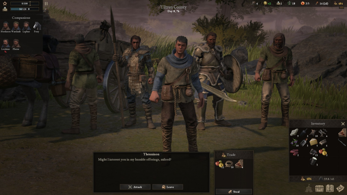 Vynikající Wartales v sobě mají něco z Heroes of Might & Magic i Mount & Blade