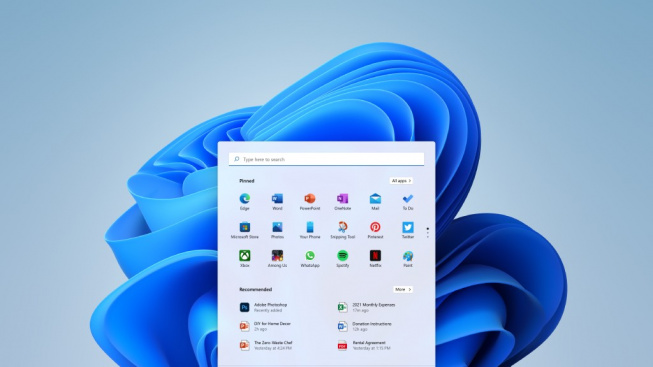 Windows 11 Start menu