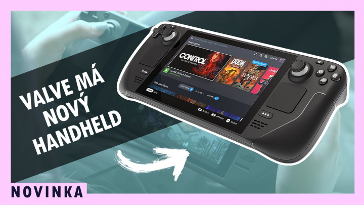 Valve představilo PC handheld Steam Deck - novinka